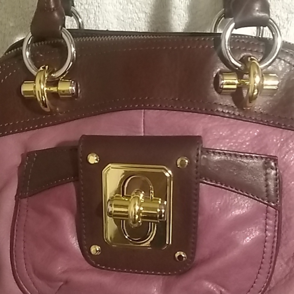 B Makowsky genuine leather handbag - Picture 4 of 6